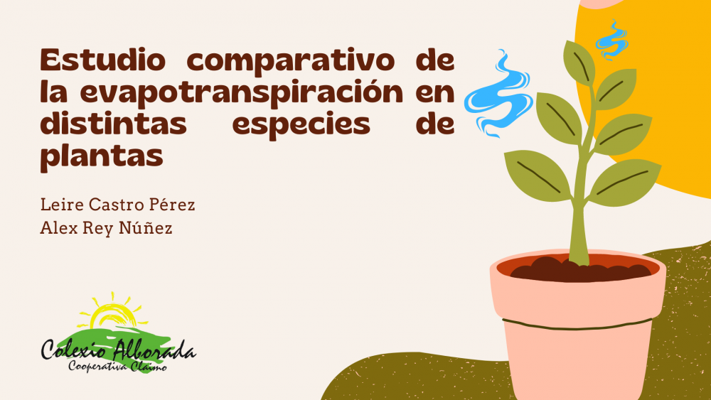 26 Estudio compartativo de la evapotranspiración en distintas especies de plantas