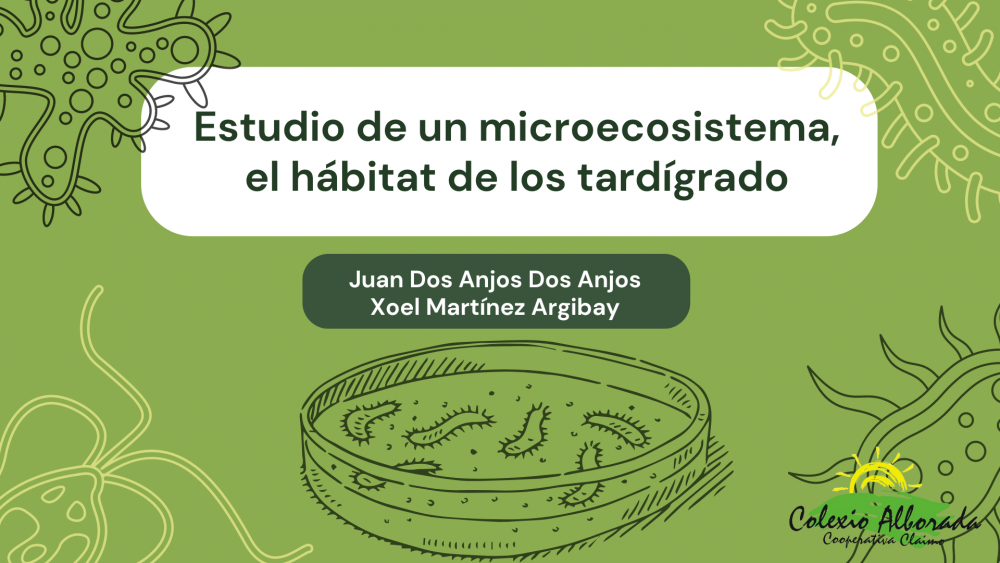 25 Estudio de un microecosistema, el hábitat de los tardígrados